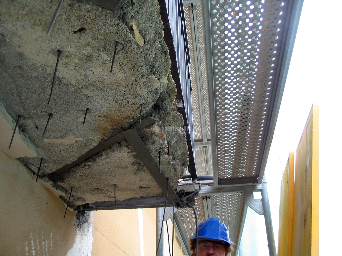 Reforma patologías ocultas en obra del edificio de calle Sant Antoni Maria Claret 