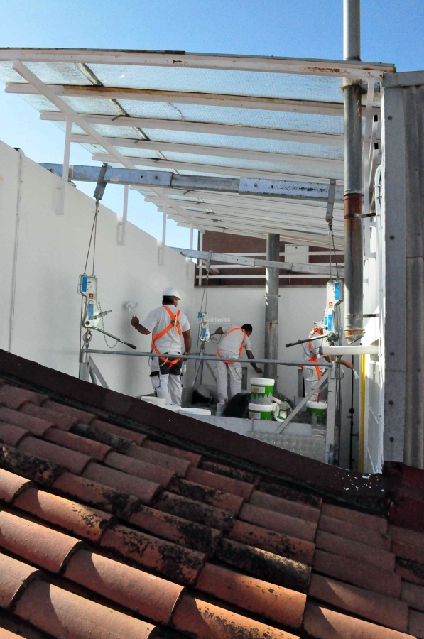 Pintado de patios de luces 