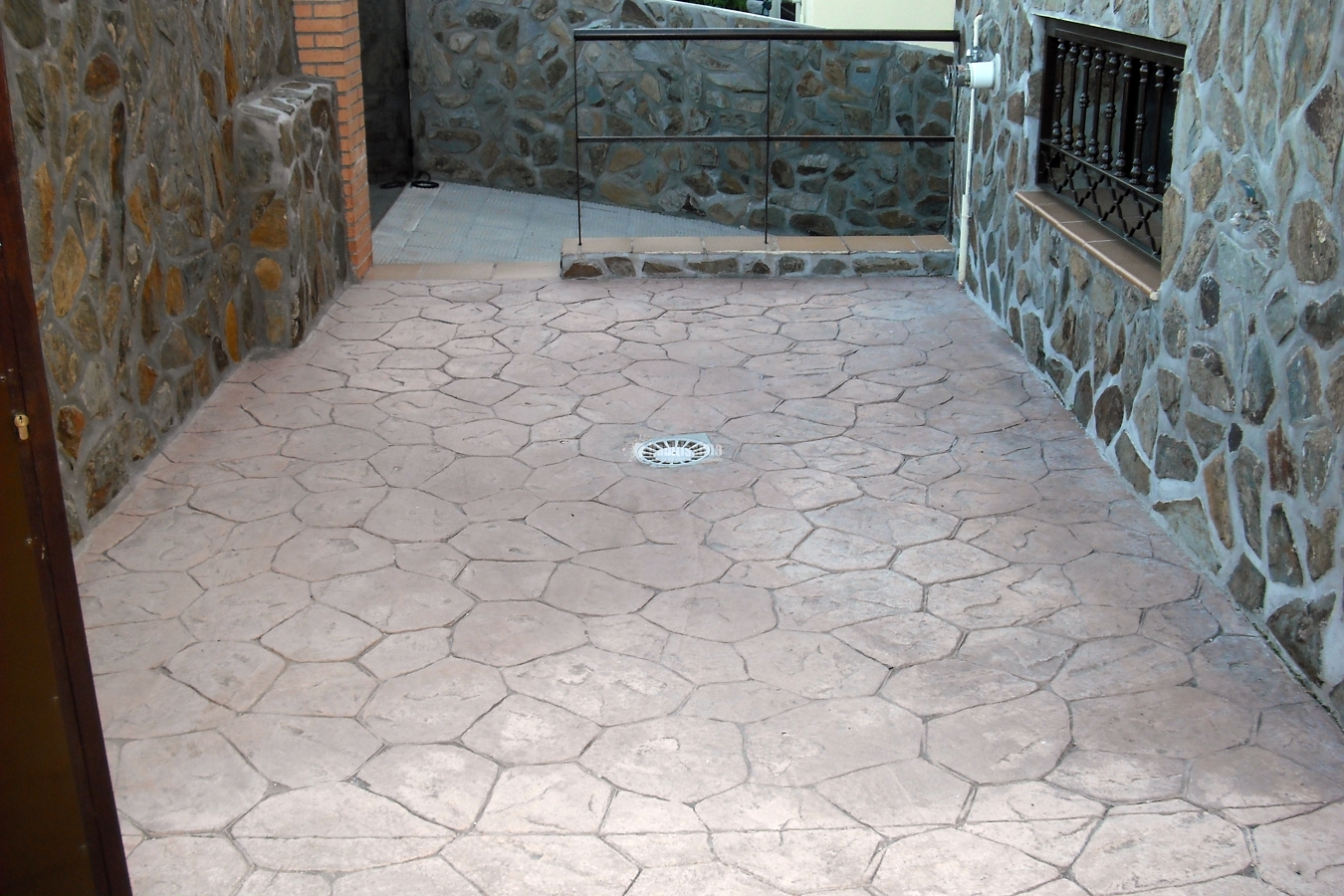 Entrada a chalé particular