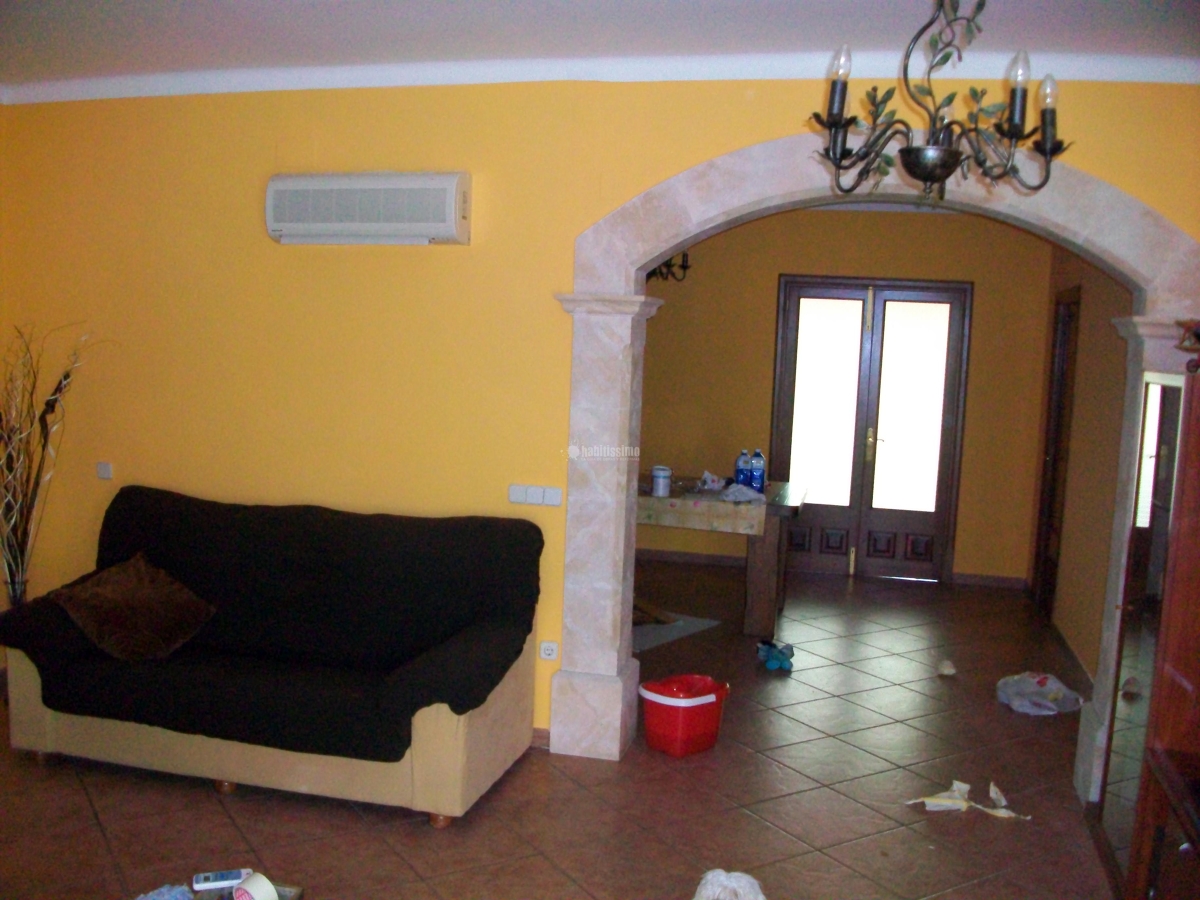 Alisado y pintado de salon con colocación de arco