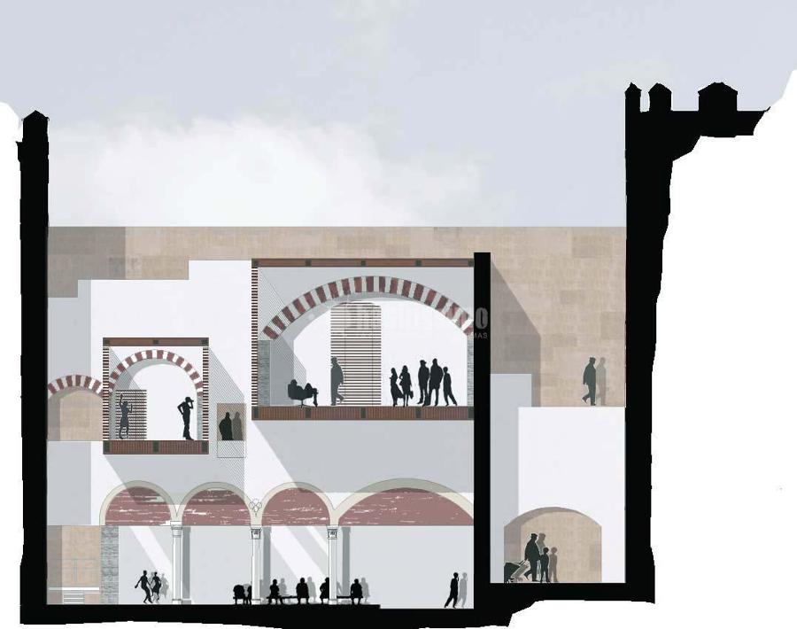 Intervención en la Plaza Alta, Badajoz