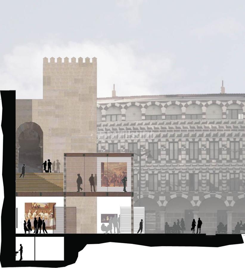 Intervención en la Plaza Alta, Badajoz