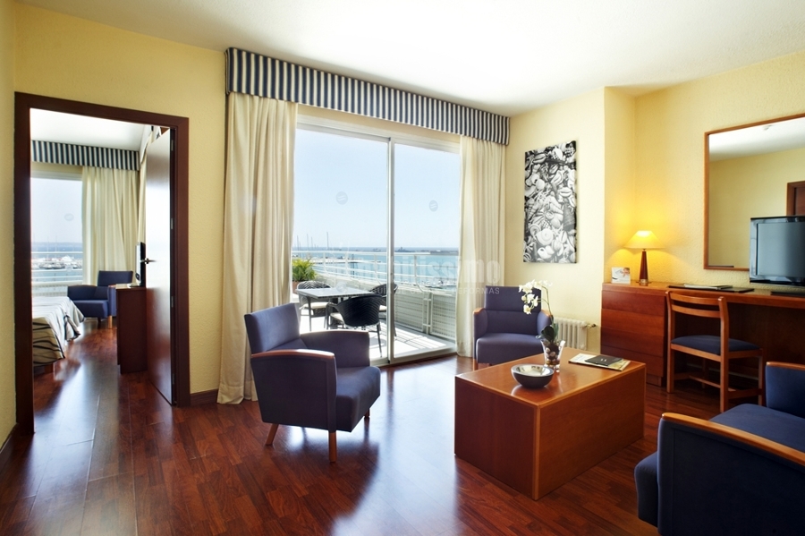 Decoración Hotel Costa Azul. Paseo Marítimo de Palma.