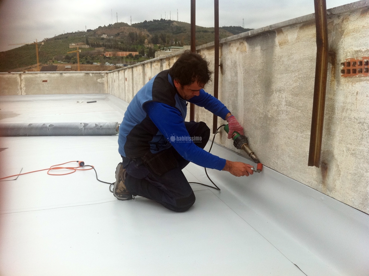 Impermeabilización De Cubierta En Granada Con Membranas De Pvc