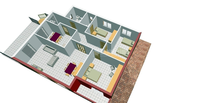 Desarrollo 3D Viviendas Unifamiliares