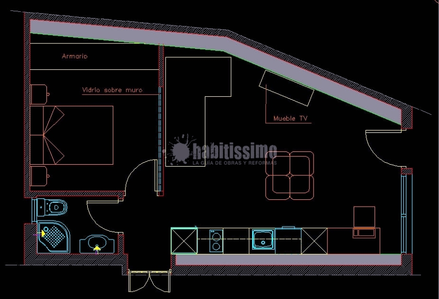 Distribución De Un Minipiso