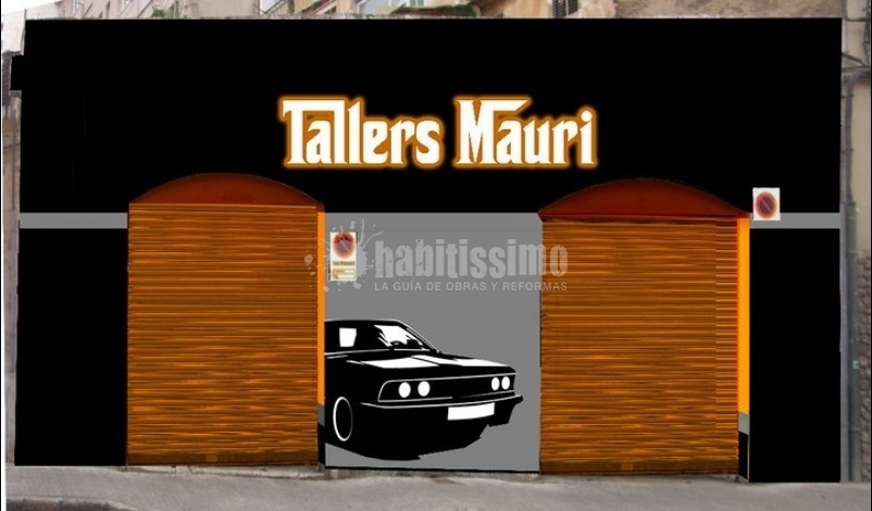 Fachada Graffiti Talleres Mauri