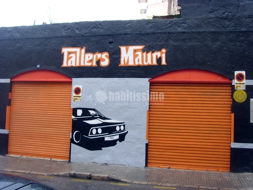 Fachada Graffiti Talleres Mauri