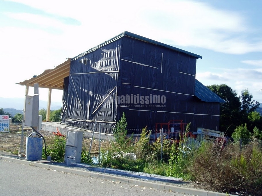 Casa Con Estructura De Madera