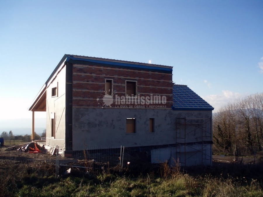 Casa Con Estructura De Madera