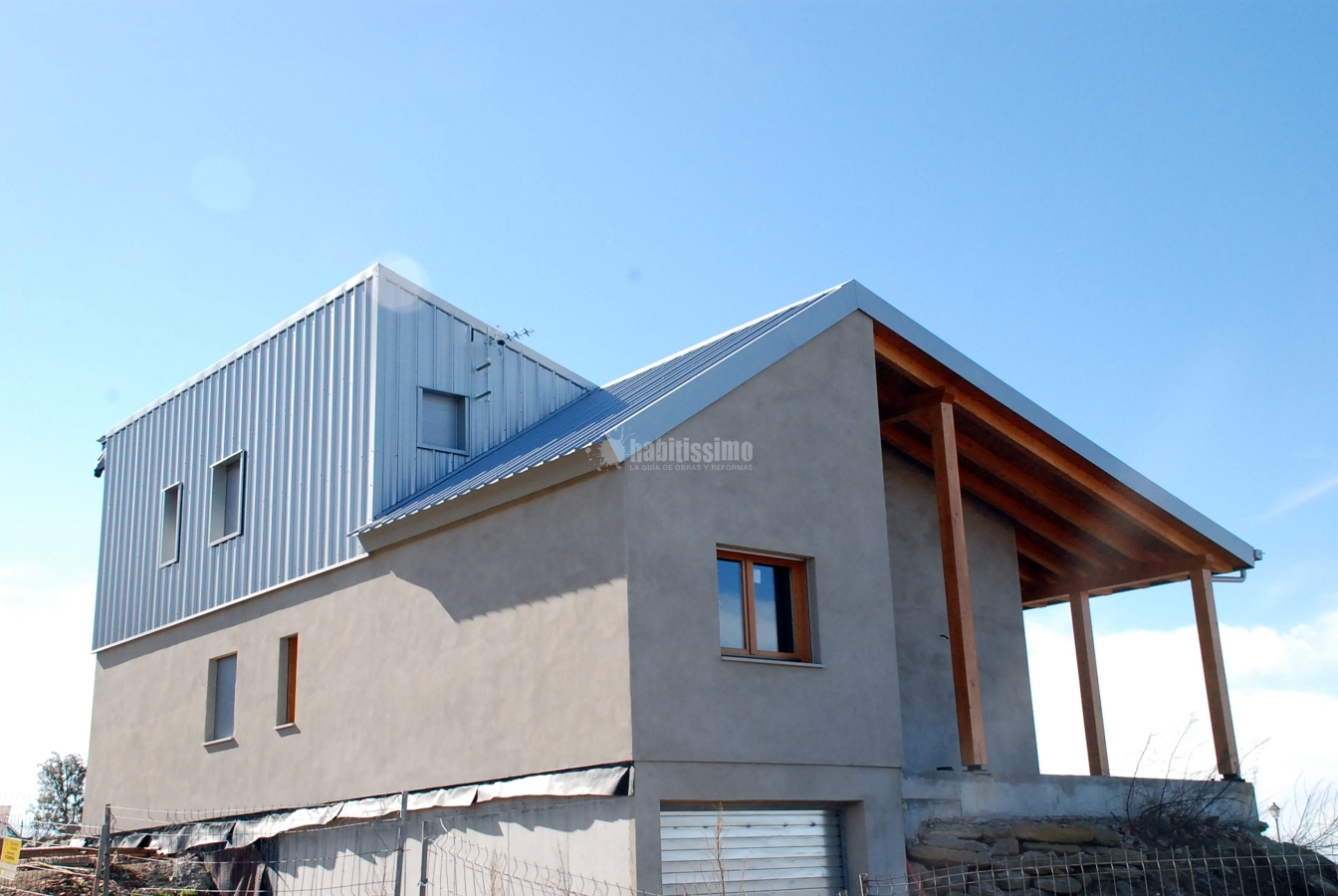 Casa Con Estructura De Madera