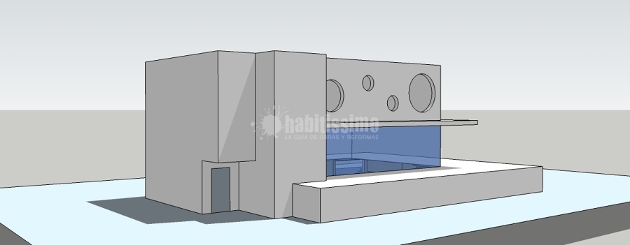 Estudio De Volumen De Dos Viviendas Unifamiliares Independientes