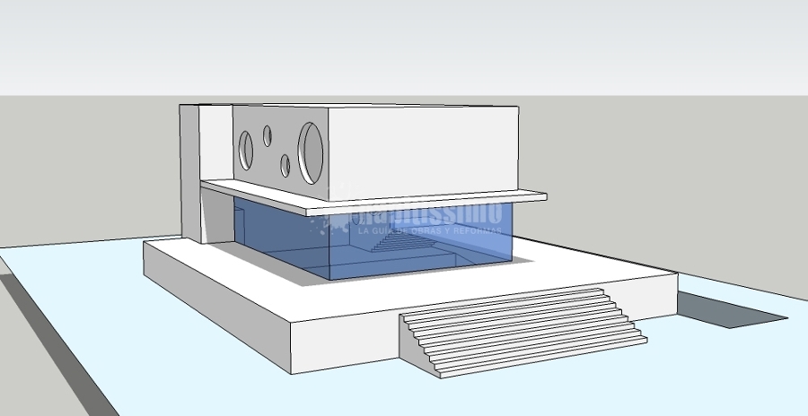 Estudio De Volumen De Dos Viviendas Unifamiliares Independientes