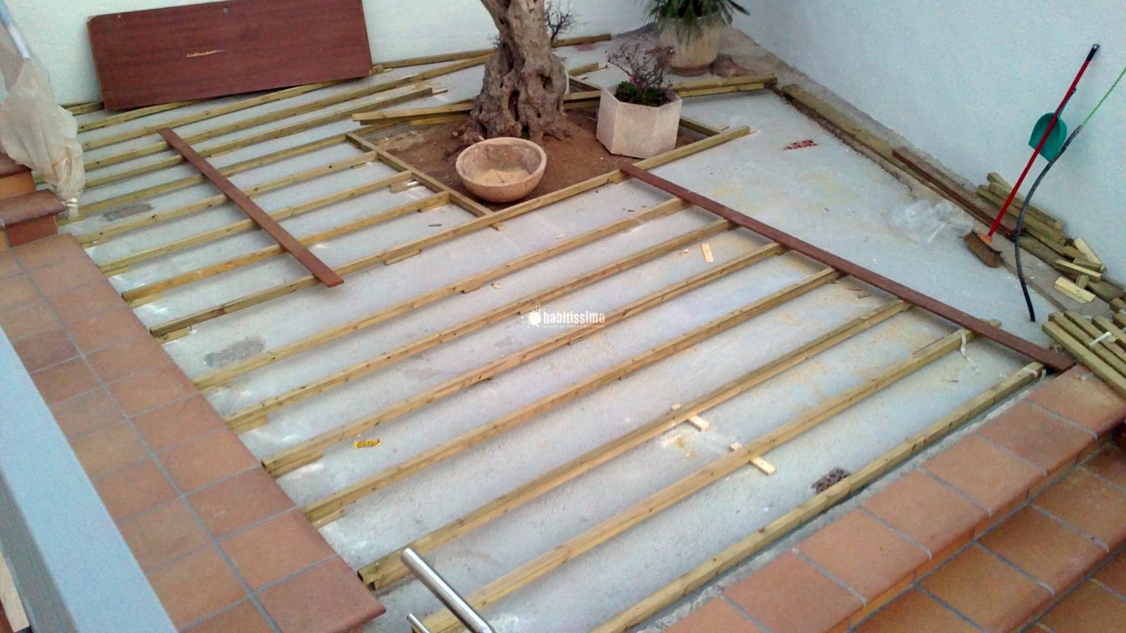 Colocación Tarima IPE Palau Solita i Plegamans