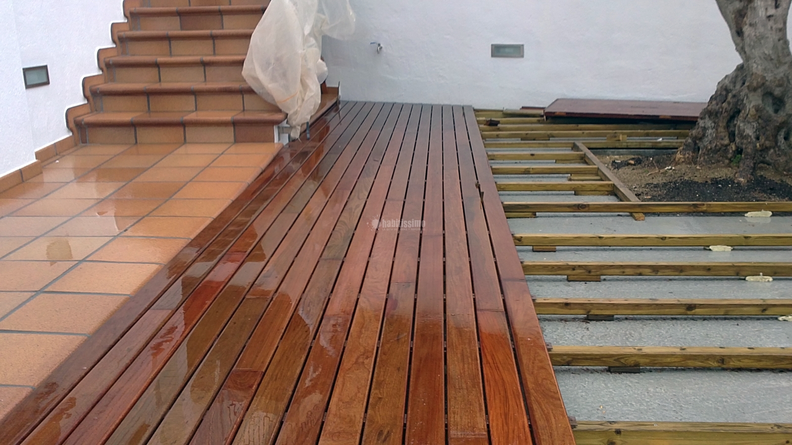 Colocación Tarima IPE Palau Solita i Plegamans