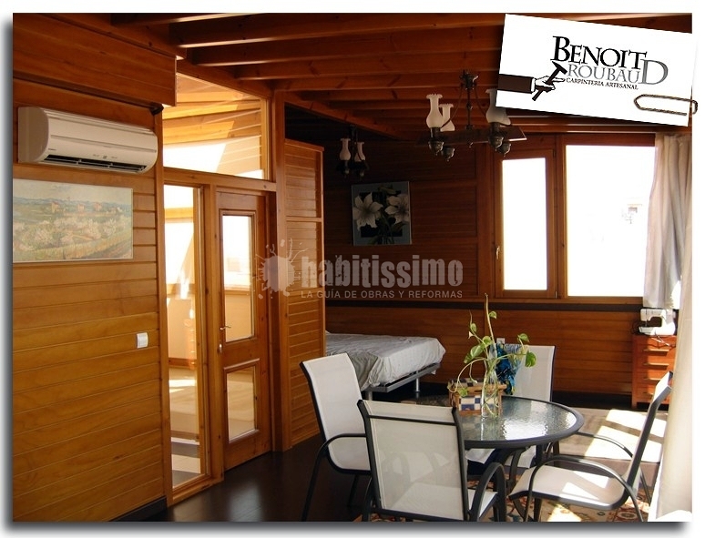 Cerramiento De Terraza, Construcción De Casa De Madera