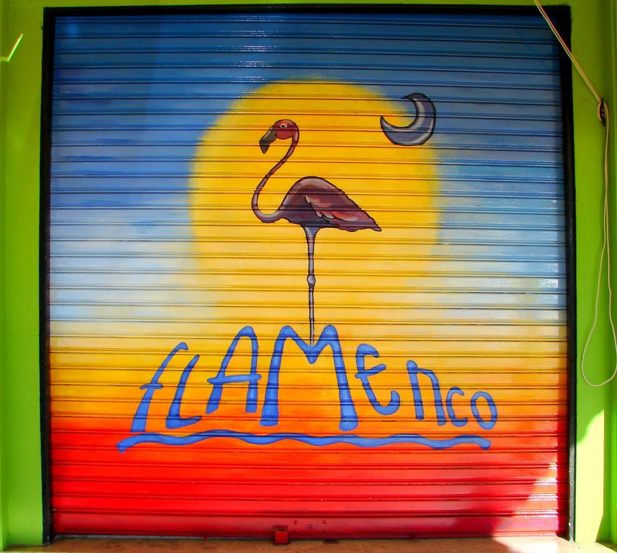 2001: DIRECCIÓN DE DECORACIÓN Y EJECUCIÓN MURAL DEL BAR FLAMENCO, CÁDIZ.