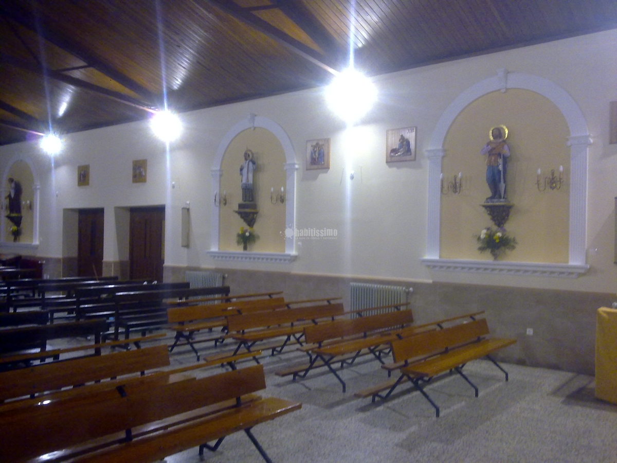 Aislamiento Térmico En Tejado Y Paramentos Interiores De Iglesia