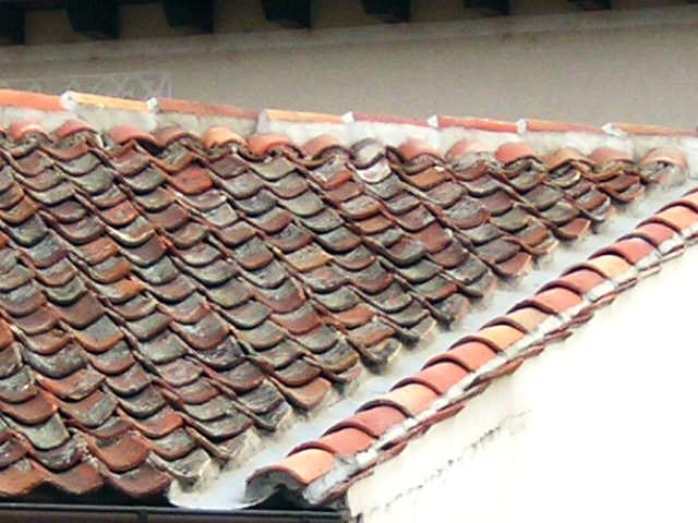 2008 Construccion de vivienda Detalle tejado casa invitados 