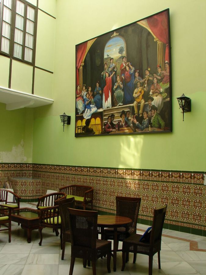 2008: Pintura Temática de Jerez. Hotel Al Andalus-Jerez. (40 cuadros para Hall y habitaciones).