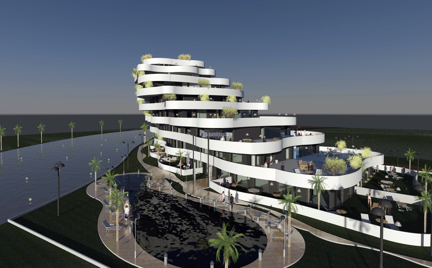 Edificio residencial en Al Zorah, Ajman, Emiratos Arabes Unidos.