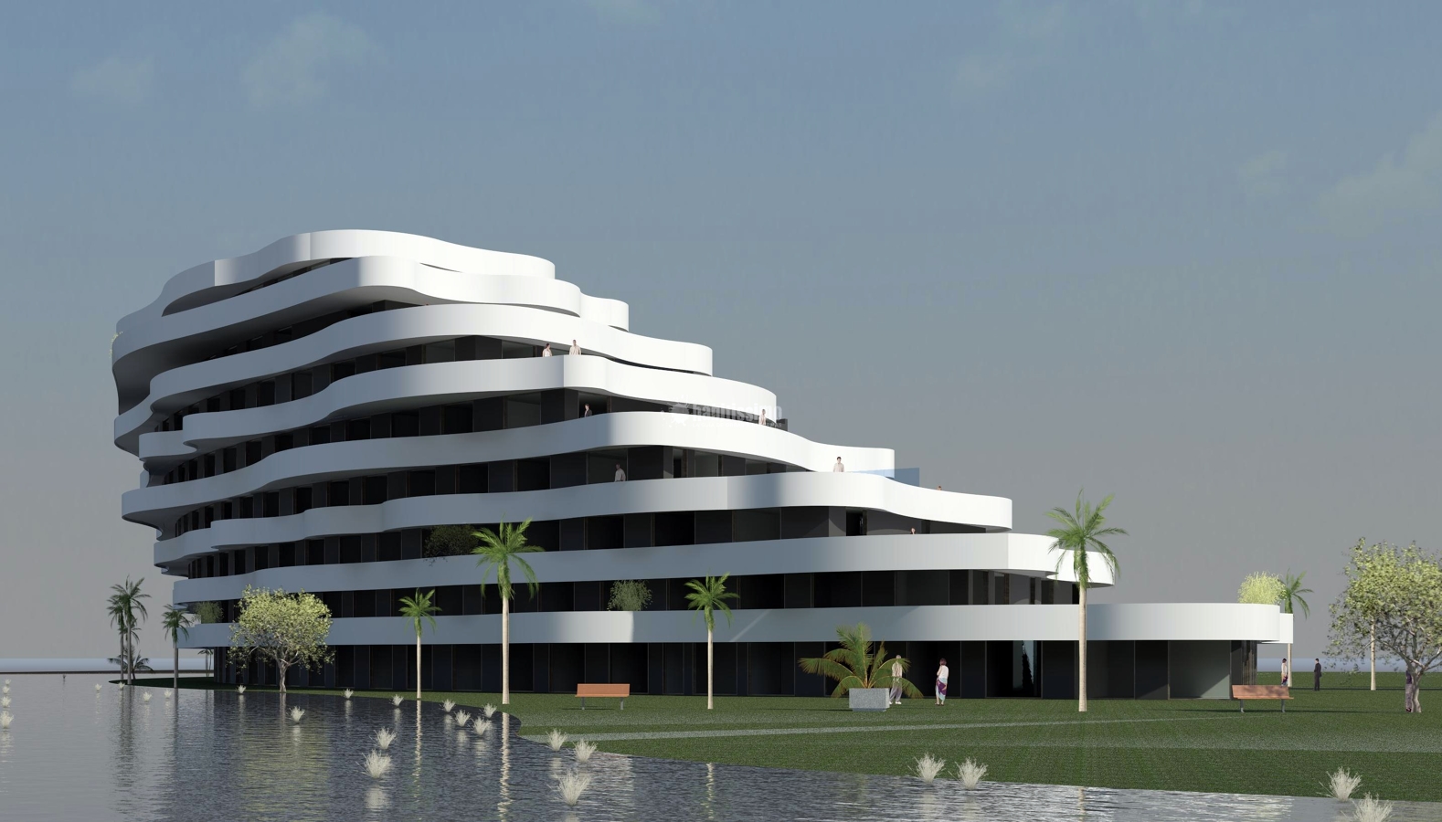 Edificio residencial en Al Zorah, Ajman, Emiratos Arabes Unidos.