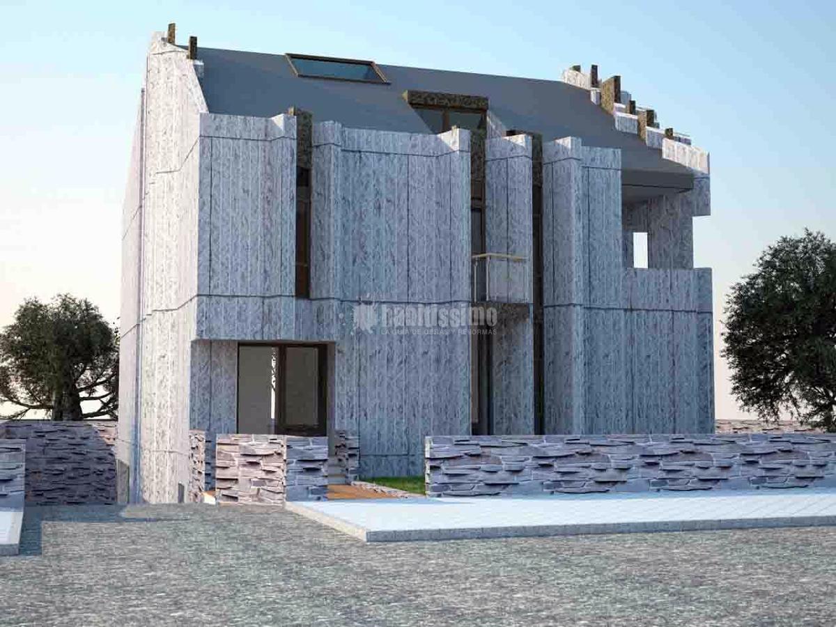 Vivenda unnifamiliar aislada de granito