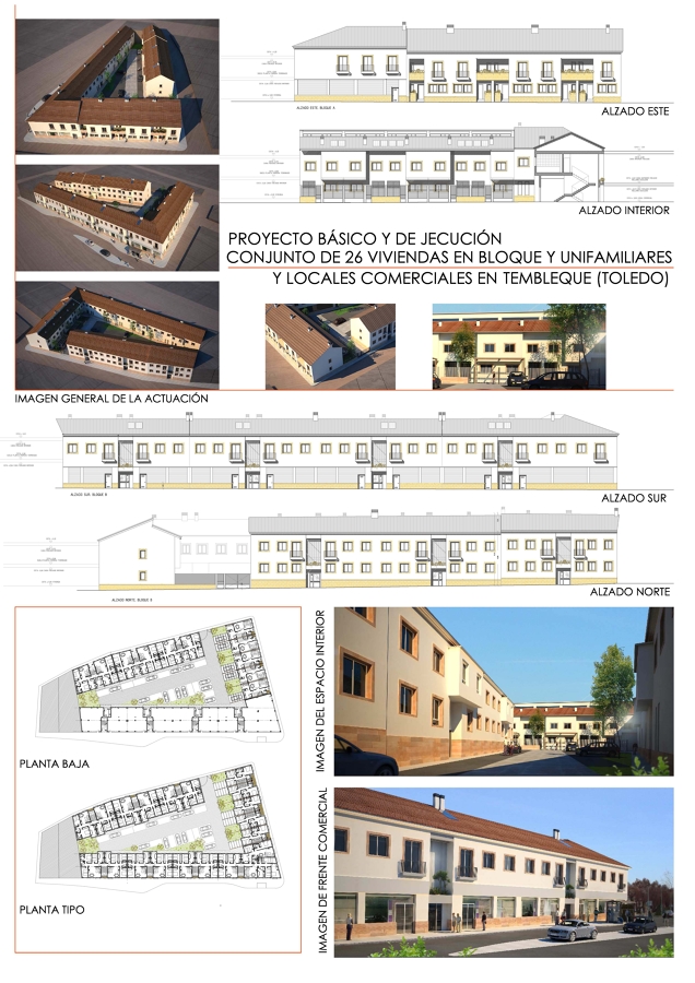 Proyecto de 26 viviendas en tembleque. (Toledo)