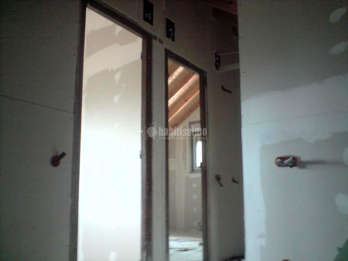 Trabajos pladur en casa rural