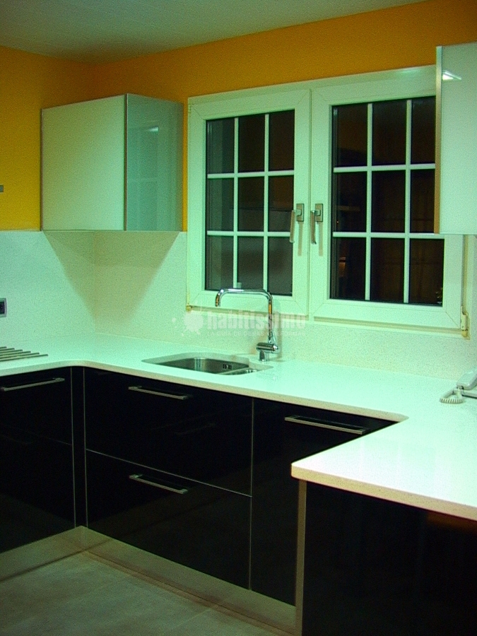 Blanco y Negro en la cocina