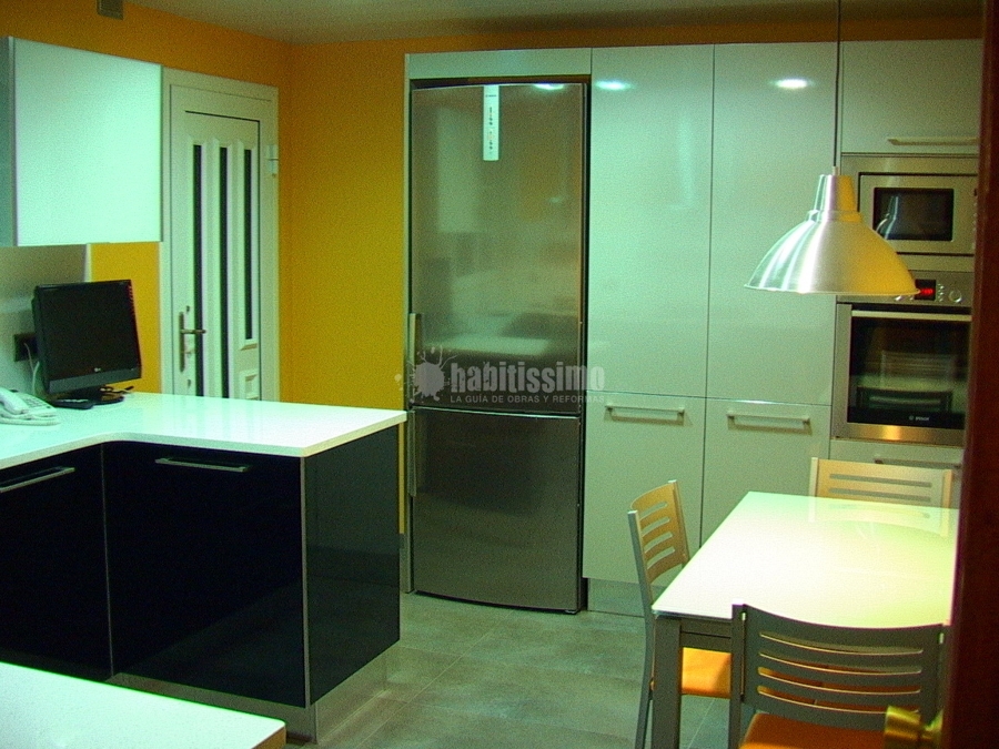 Blanco y Negro en la cocina