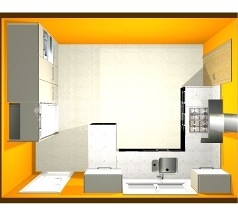 Blanco y Negro en la cocina