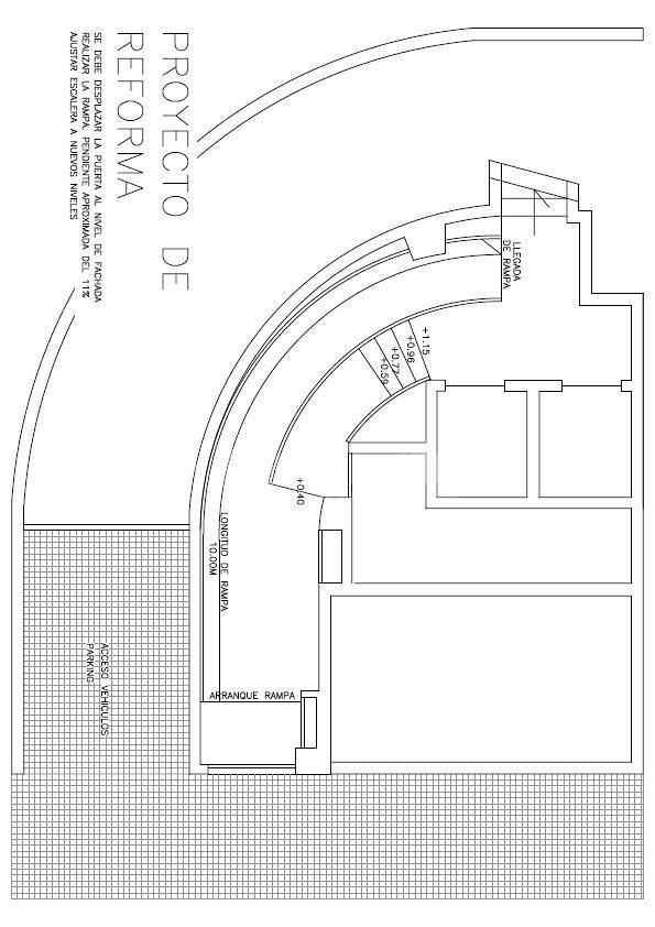 Reforma De Acceso A Edificio: Supresión Barreras Arquitectonicas