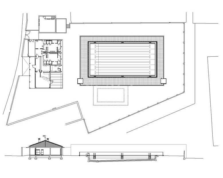 Piscina Municipal 25x12.5 y Vestuarios