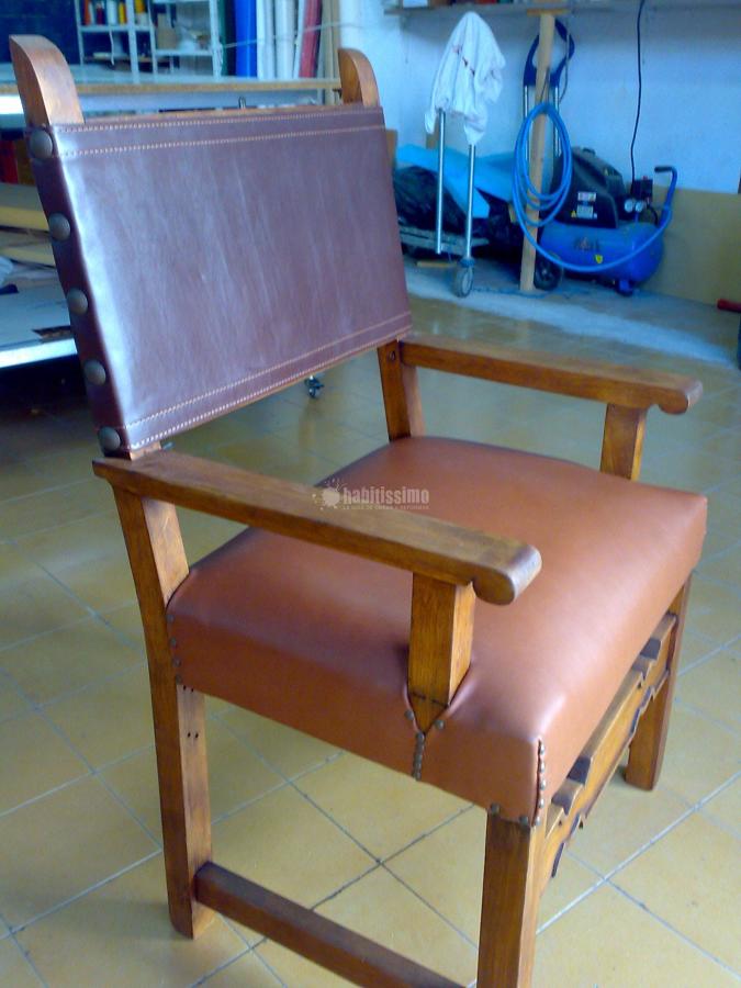 Tapizado de Butacón en Piel