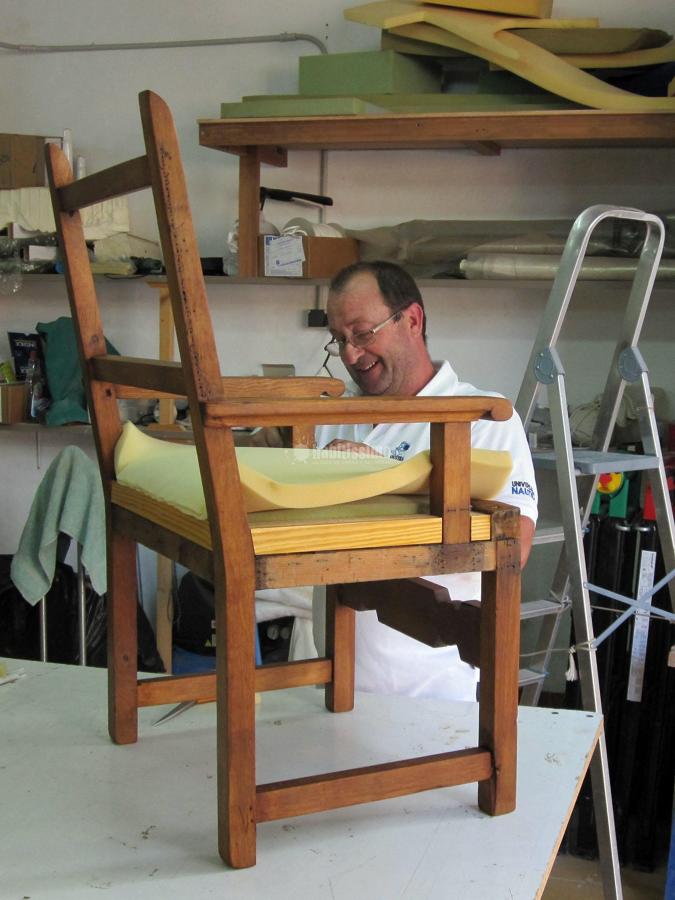 Tapizado de Butacón en Piel