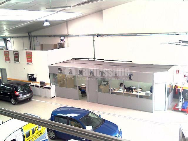 Habilitación  Nave Industrial para taller Mecánico de Chapa y pintura  y habilitación de altillo para oficinas en Polígono Industrial de Quart de Poblet (Valencia)