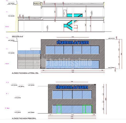 Habilitación y licencia de actividad de nave comercial dedicada a tienda de iluminación en Cordovilla (Navarra)