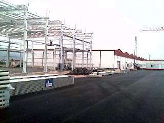 Instalaciones de nave parque de maquinaría de Acciona en San Juan de Enova (Valencia)