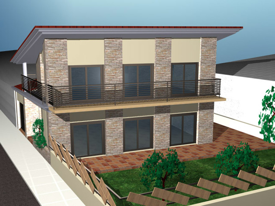 3D Casa en Gurrea de Gállego.