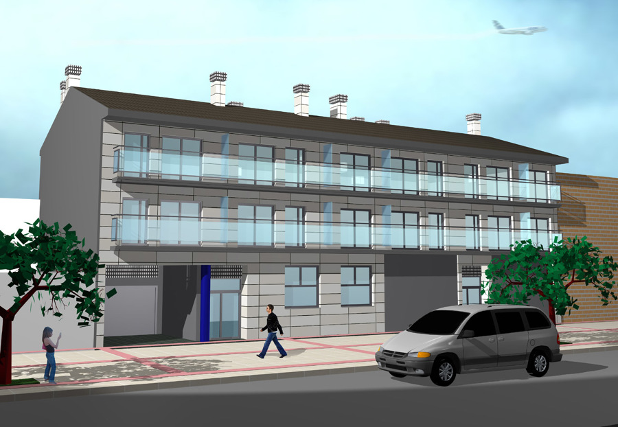 3D Edificio Candevanía.