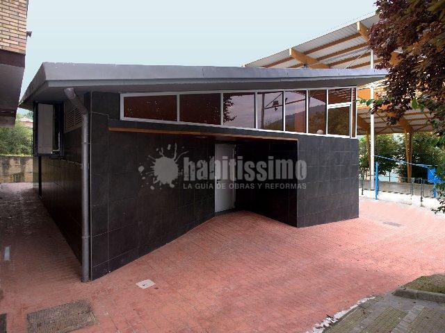 Ikastolarentzako areto berria. Nuevo salon de actos.