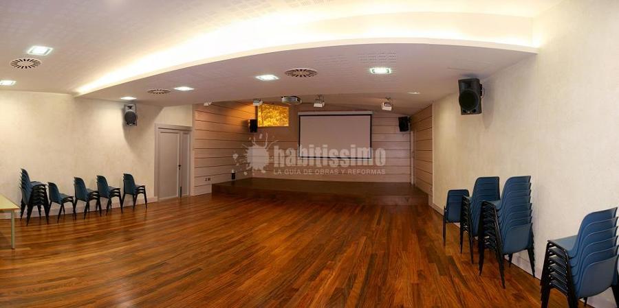 Ikastolarentzako areto berria. Nuevo salon de actos.