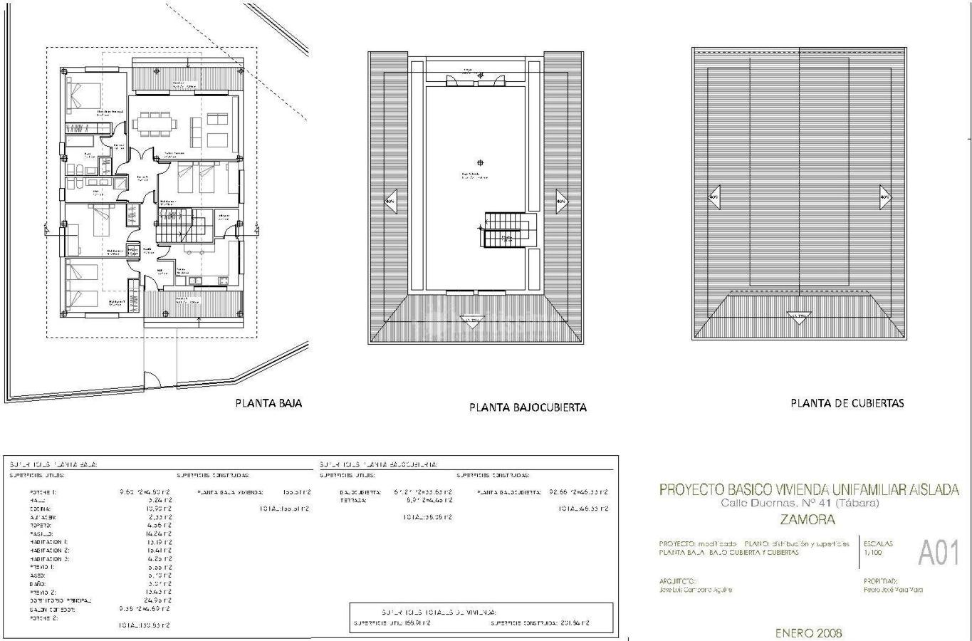 Proyecto de vivienda unifamiliar aislada
