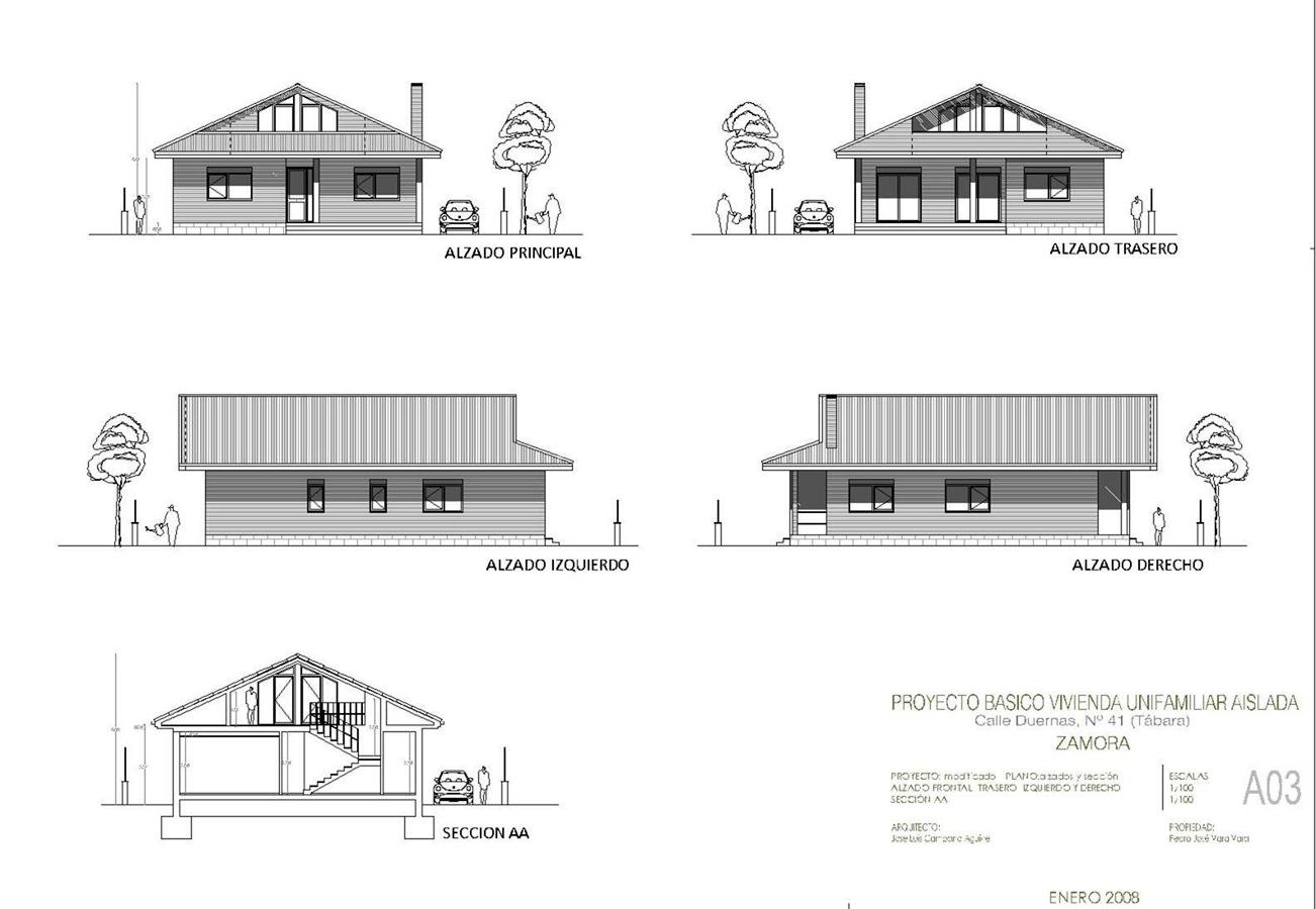 Proyecto de vivienda unifamiliar aislada
