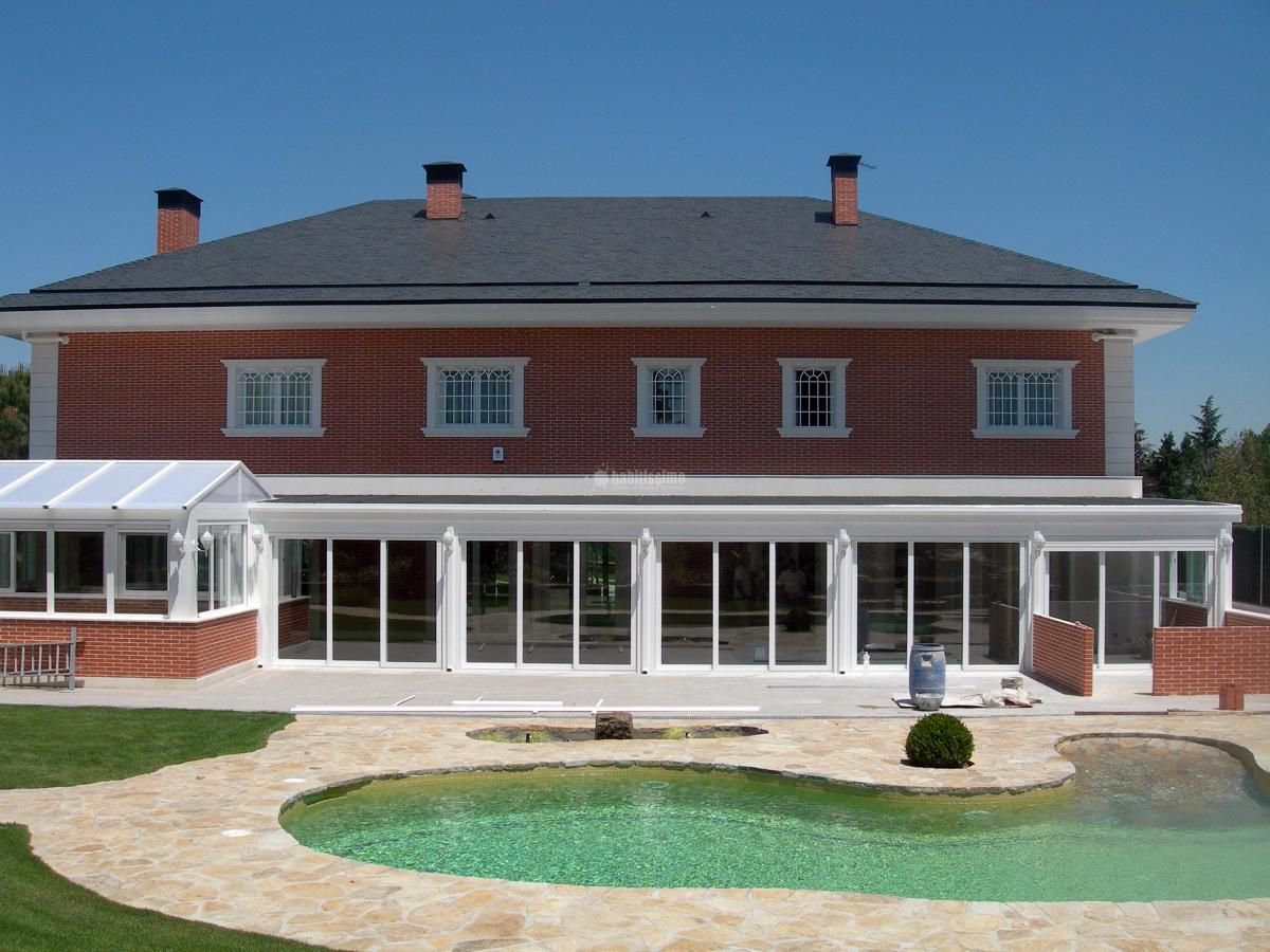 Cerramiento adosado a chalet