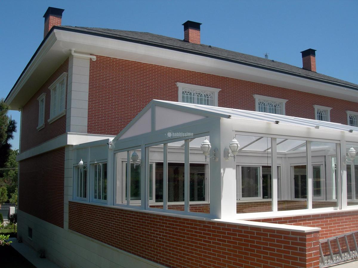 Cerramiento adosado a chalet