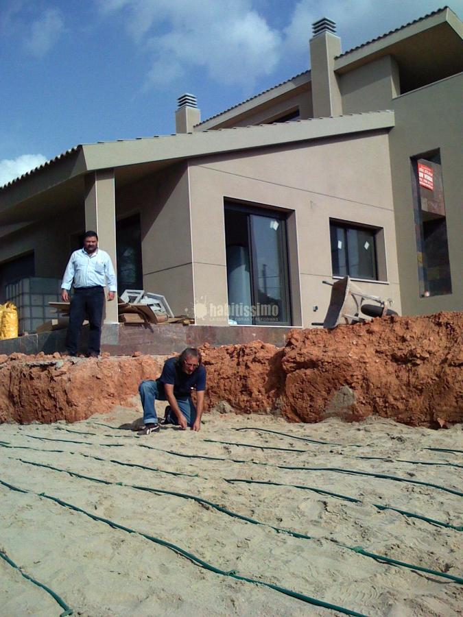 Instalación geotermia tierra-agua en Cataluña
