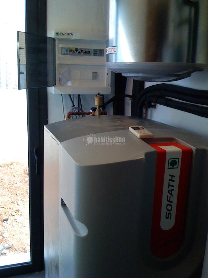 Instalación geotermia tierra-agua en Cataluña