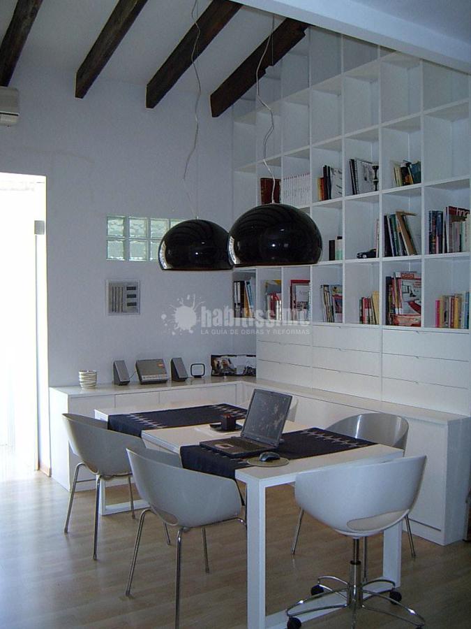 Decoración de ático en el Barrio del Carmen